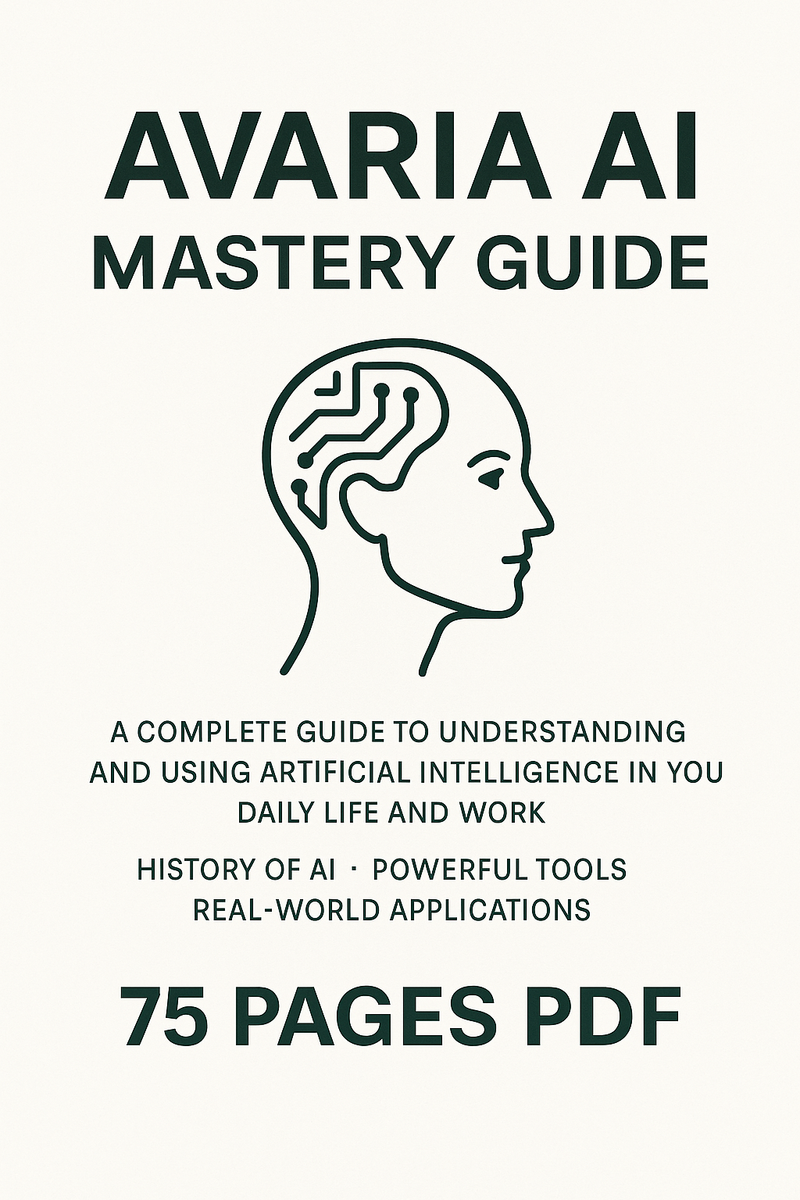 Avaria AI Mastery Guide – 75 Page PDF